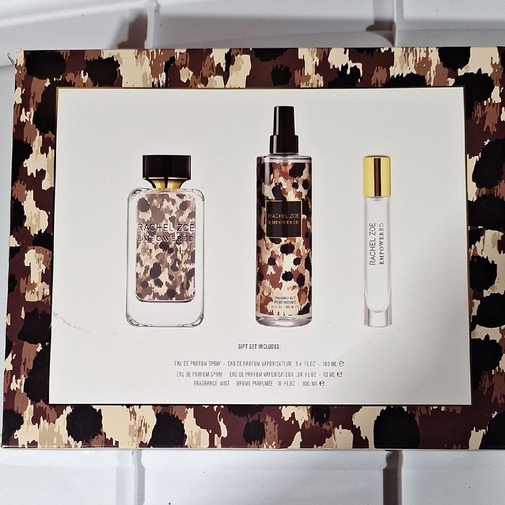 Empowered Rachel Zoe Leopard Print Perfume Set